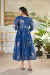 Aarvi Masleen Mix With Printed Long Western Dress Suppliers In India